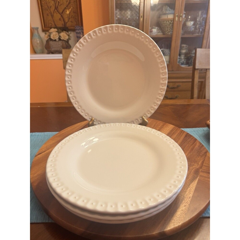Dinner Plate Alexa White by Southern Living A Set Of 4